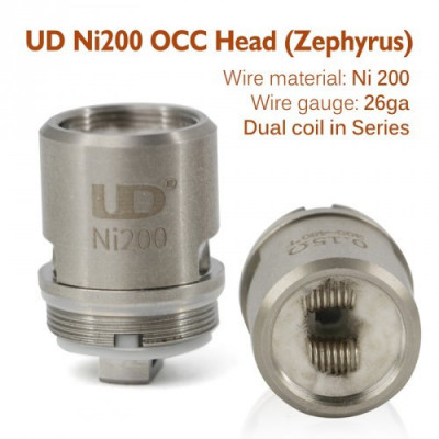 Resistenza di Ricambio OCC per Atomizzatore Youde Zephyrus V1 e V2 - 0.6 ohm Clapton