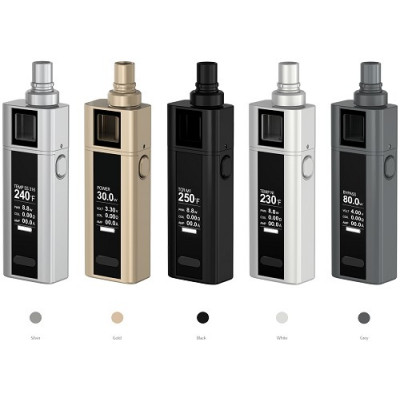 Box Mod Joyetech CUBOID MINI a Controllo della Temperatura - Kit Con Atomizzatore 80 W - Colore Silver