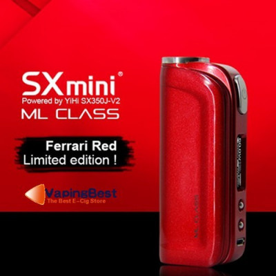 BOX Mod SXmini ML Class 75 W- Ferrari Red (Limited Edition)